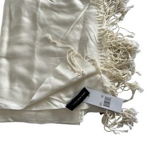 Jones New York 100% Viscose Ivory Pashmina